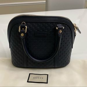Gucci Guccisima Navy Blue Crossbody